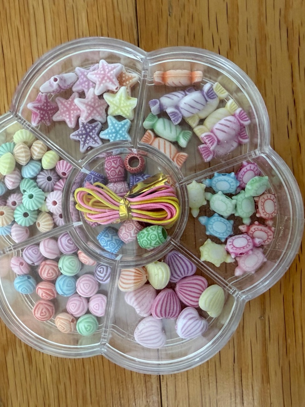 Source Unknown Pastel Multi-Color Kids Bead Set